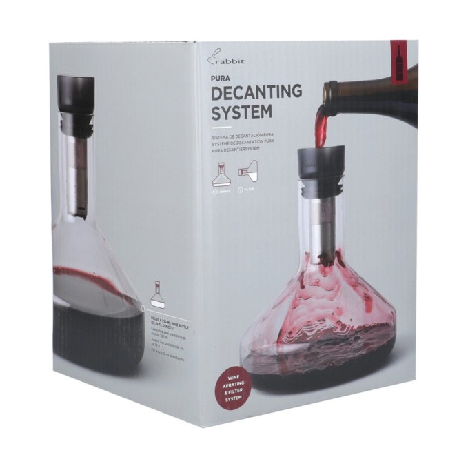 Sistema de Decantación Rabbit Pura en Vidrio | Kitchen Craft | Mimocook