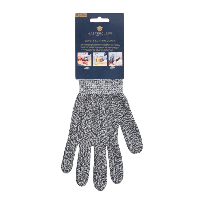 Guante de Corte MasterClass Gris de Fibra Resistente | Kitchen Craft | Mimocook