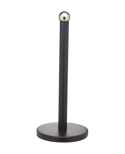 MasterClass Stainless Steel Matt Black and Brass Finish Towel Holder | Kitchen Craft | Mimocook