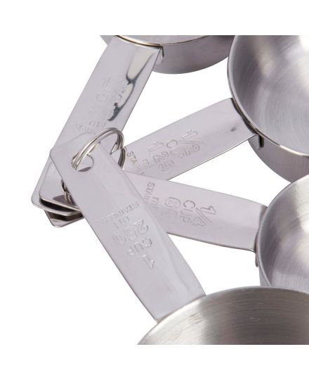 KitchenCraft Juego de tazas medidoras de acero inoxidable de 4 piezas | Kitchen Craft | Mimocook
