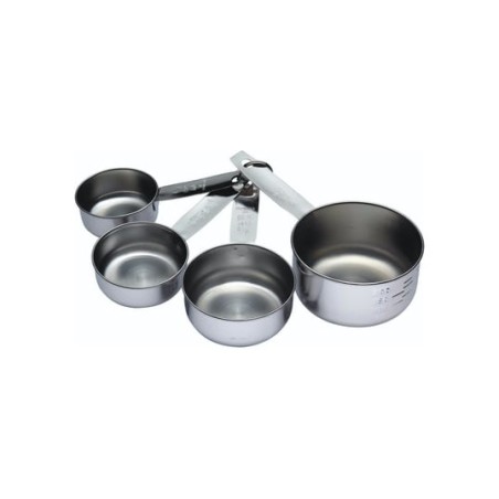 Conjunto de 4 Copos Medidores KitchenCraft em Aço Inoxidável | Kitchen Craft | Mimocook