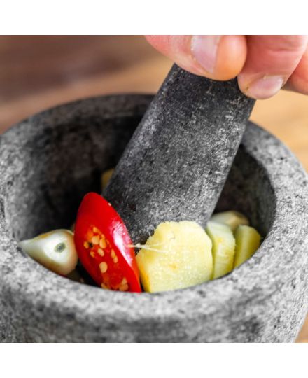 Mortero con Maja MasterClass de Granito Gris | Kitchen Craft | Mimocook
