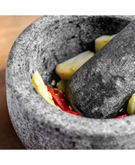 Mortero con Maja MasterClass de Granito Gris | Kitchen Craft | Mimocook