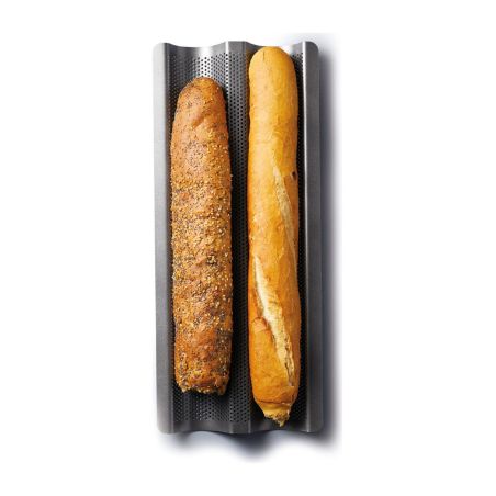 Plaque à Baguettes MasterClass Crusty Bake Antiadhésive | Kitchen Craft | Mimocook