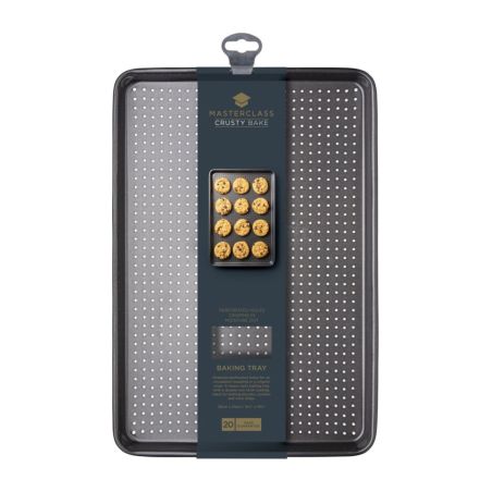Tabuleiro de Forno MasterClass Crusty Bake Antiaderente 39 x 27 cm | Kitchen Craft | Mimocook