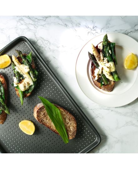 Plaque de Cuisson MasterClass Crusty Bake Antiadhésive 39 x 27 cm | Kitchen Craft | Mimocook