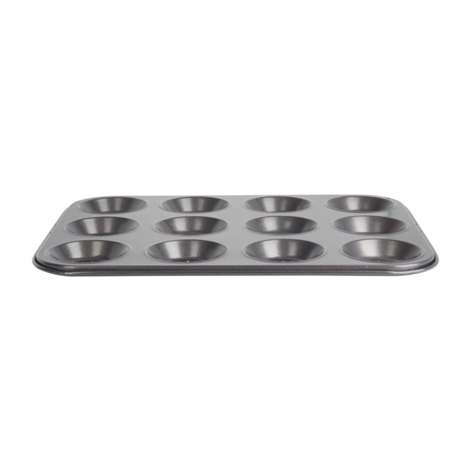 MasterClass Crusty Bake flache Antihaft-Backform mit 12 Mulden | Kitchen Craft | Mimocook