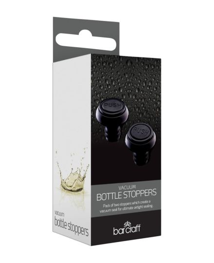 Set de 2 Bouchons Sous Vide BarCraft pour Bouteilles de Vin | Kitchen Craft | Mimocook