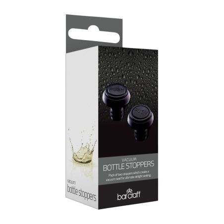 Set de 2 Bouchons Sous Vide BarCraft pour Bouteilles de Vin | Kitchen Craft | Mimocook