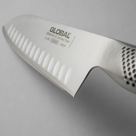 Global G-80 Santoku mit Kullenschliff 18 cm | Global | Mimocook