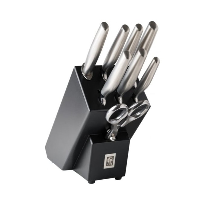 ICEL Bloque de Cuchillos Platina - 8 piezas | ICEL | Mimocook