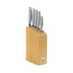 Bloque de cuchillos de platino de 5 piezas ICEL