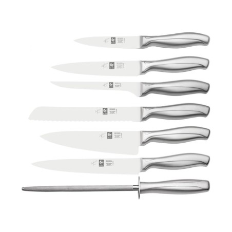 ICEL Bloc de Couteaux Absolute Steel - 7 pièces | ICEL | Mimocook