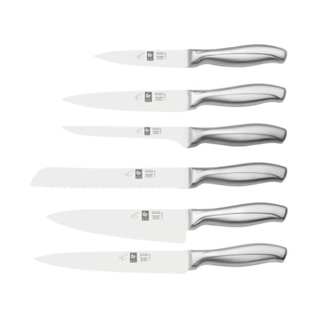 ICEL Bloco de Facas Absolute Steel - 6 peças | ICEL | Mimocook
