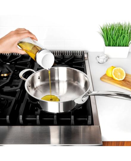 OXO Good Grips Huilier-vinaigrier - Bouteille en verre pour huile et vinaigre - 355 ml | OXO | Mimocook