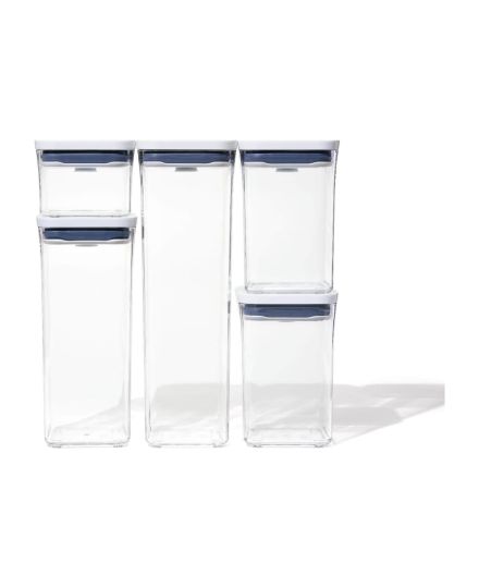 Configurar 5 contenedores herméticos Pop 2.0 desde OXO | OXO | Mimocook