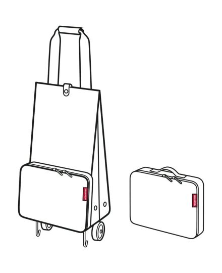 Reisenthel foldabletrolley dots Foldable Shopping Trolley 30 L | Reisenthel | Mimocook