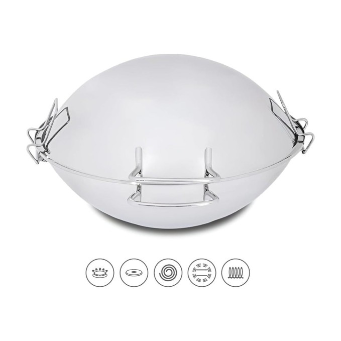 Cataplana Aroma 28 cm da Silampos em Aço Inoxidável Polido | Silampos | Mimocook