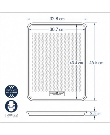 Nordic Ware Bandeja Perforada Naturals Half Sheet | Nordic Ware | Mimocook
