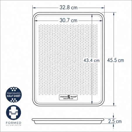 Nordic Ware Naturals Perforated Half Sheet | Nordic Ware | Mimocook