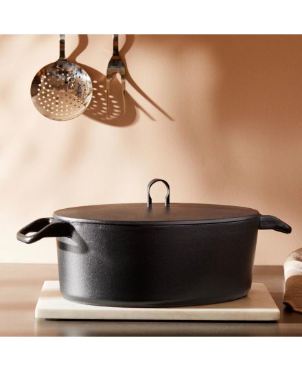 Alessi Cocotte Oval La Cintura di Orione de Hierro Fundido Esmaltado 32cm | Alessi | Mimocook