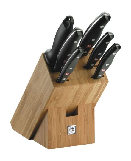 ZWILLING 6 Pieces Bamboo Knife Block TWIN Pollux | Zwilling | Mimocook