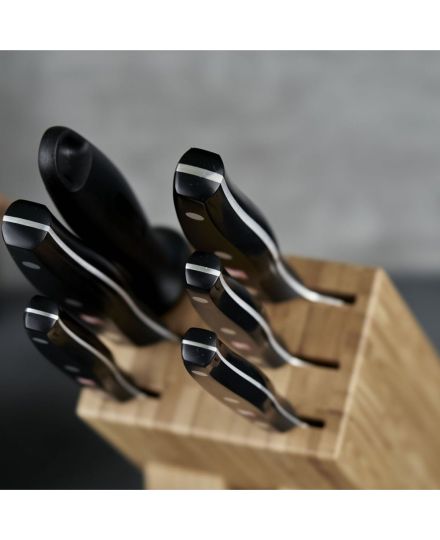 ZWILLING 6-teiliger Bambus-Messerblock TWIN Pollux | Zwilling | Mimocook