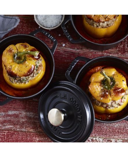Staub Cocotte Redonda de Hierro Fundido Esmaltado 12cm | Staub | Mimocook