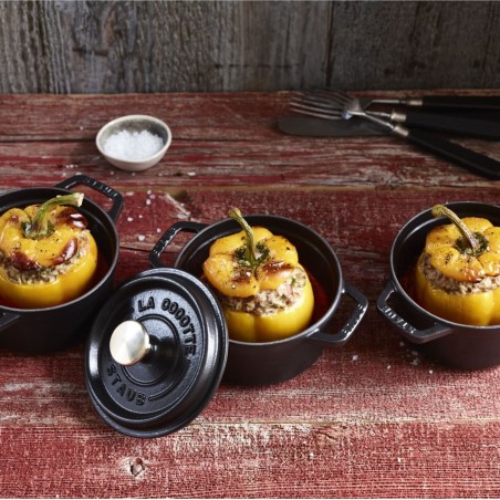 Staub Round Cocotte in Enamelled Cast Iron 14cm | Staub | Mimocook