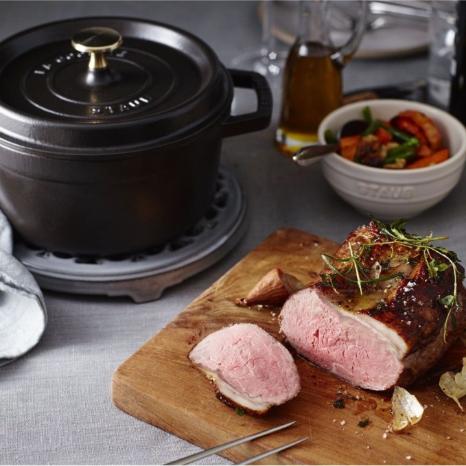 Staub Cocotte Redonda de Hierro Fundido Esmaltado 20cm | Staub | Mimocook