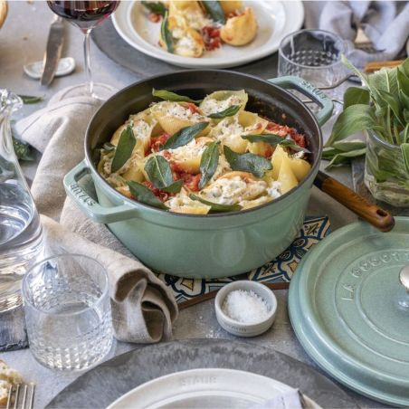 Staub Cocotte Redonda de Hierro Fundido Esmaltado 28cm | Staub | Mimocook