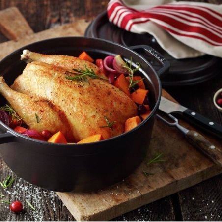 Staub Cocotte 30 cm rund Gusseisen | Staub | Mimocook