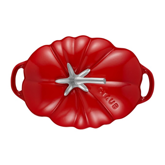 Staub Cocotte Tomate em Ferro Fundido Esmaltado 25cm | Staub | Mimocook