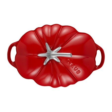 Staub Tomaten-Cocotte aus Emailliertem Gusseisen 25cm | Staub | Mimocook