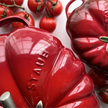 Staub Cocotte Tomate de Hierro Fundido Esmaltado 25cm | Staub | Mimocook