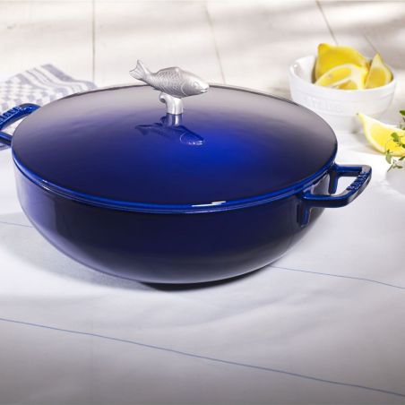 Staub Marmite a Bouillabaisse en Fonte Emaillee 28cm | Staub | Mimocook