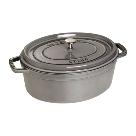 Staub Oval Cocotte in Enamelled Cast Iron 33cm | Staub | Mimocook