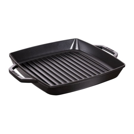 Staub grelha com duas pegas em Ferro Fundido Esmaltado 28cm | Staub | Mimocook