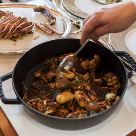 Staub poele avec deux poignees en Fonte Emaillee 26cm | Staub | Mimocook