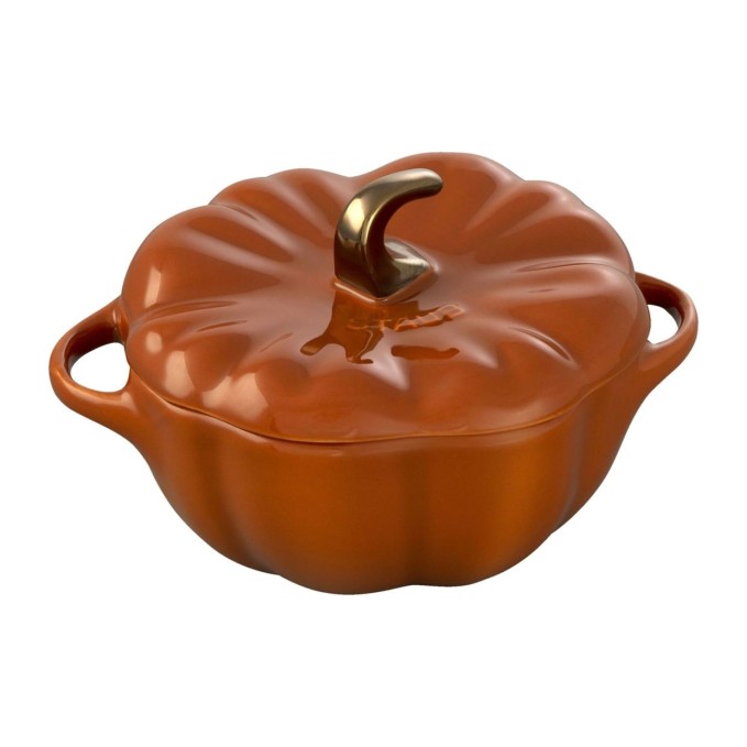 Staub Pumpkin Cocotte in Ceramic Cinnamon | Staub | Mimocook