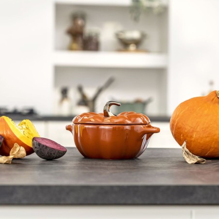 Staub Kuerbis-Cocotte aus Keramik Zimtfarben | Staub | Mimocook