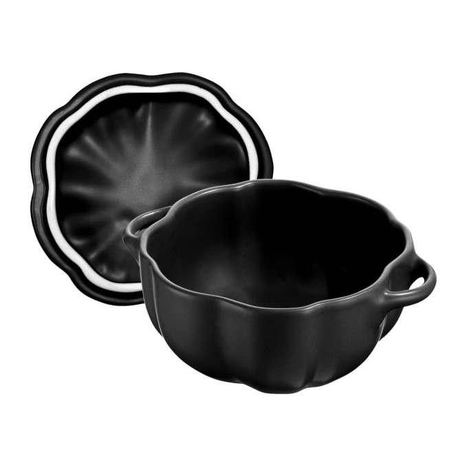 Staub Kuerbis-Cocotte aus Keramik Schwarz | Staub | Mimocook
