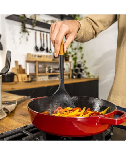 Staub Espátula em madeira e silicone 31cm | Staub | Mimocook