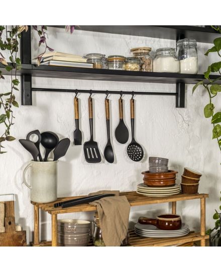 Staub Spatula in Wood and Silicone 31cm | Staub | Mimocook