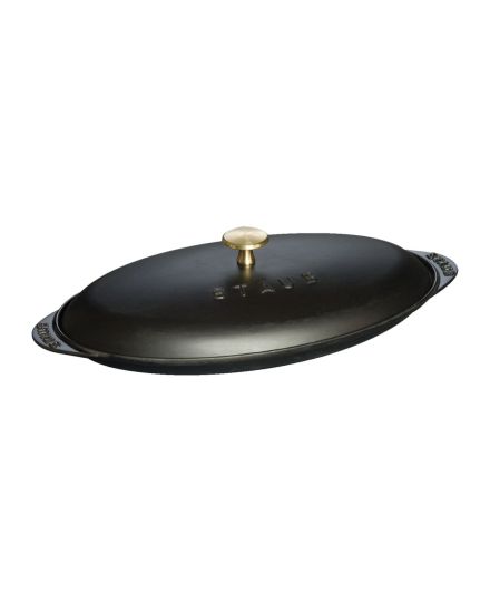 Travessa de forno com tampa 31cm em ferro fundido Staub | Staub | Mimocook