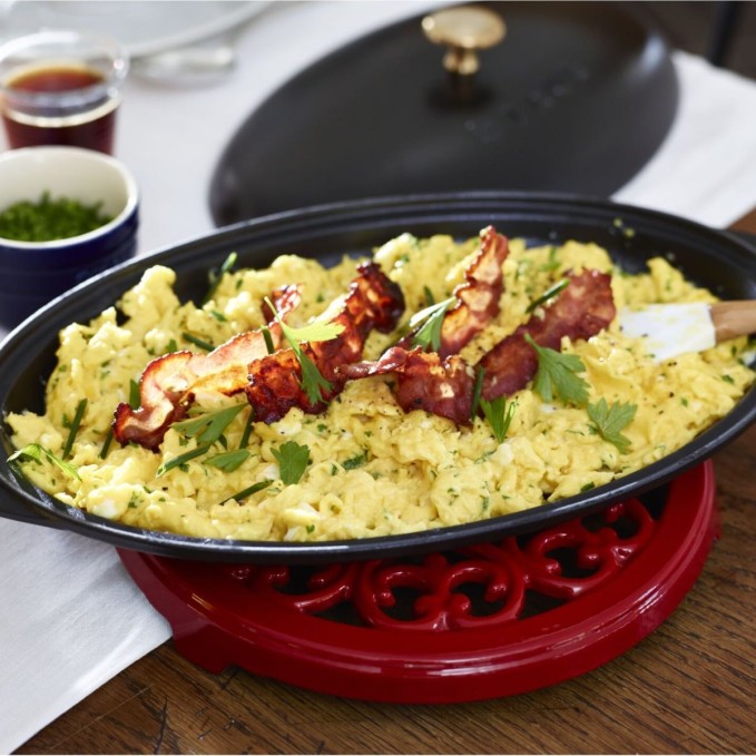 Staub Oven Dish withLid in Enamelled Cast Iron 31cm | Staub | Mimocook