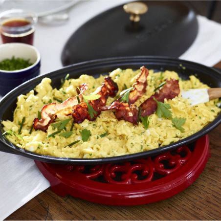 Travessa de forno com tampa 31cm em ferro fundido Staub | Staub | Mimocook