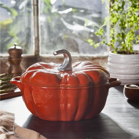 Staub Pumpkin Cast Iron Cocotte 24cm | Staub | Mimocook