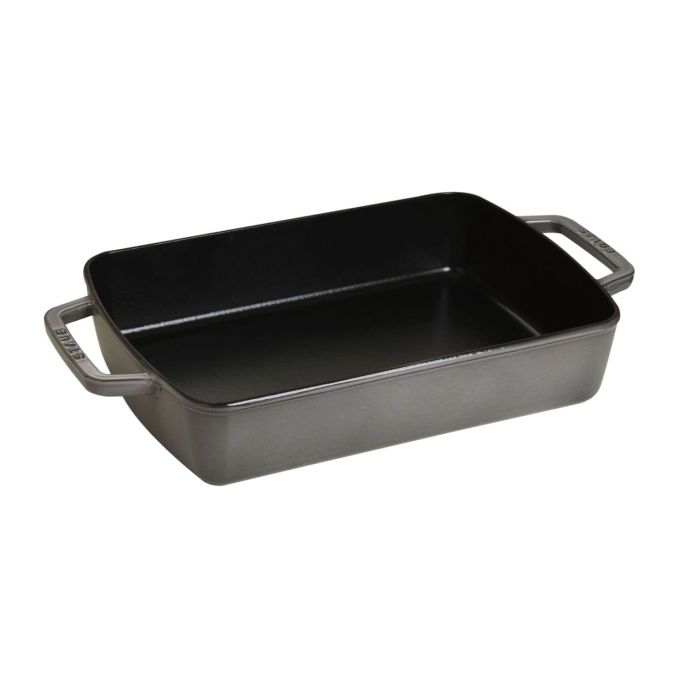 Staub Plat à Four Rectangulaire en Fonte 30x20cm | Staub | Mimocook