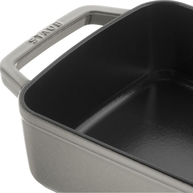 Staub Plat à Four Rectangulaire en Fonte 30x20cm | Staub | Mimocook